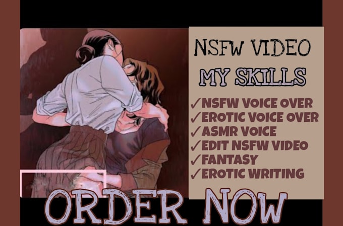 Gig Preview - Do nsfw videoscript, audio recording, nsfw erotic voiceover asmr or any fantasy