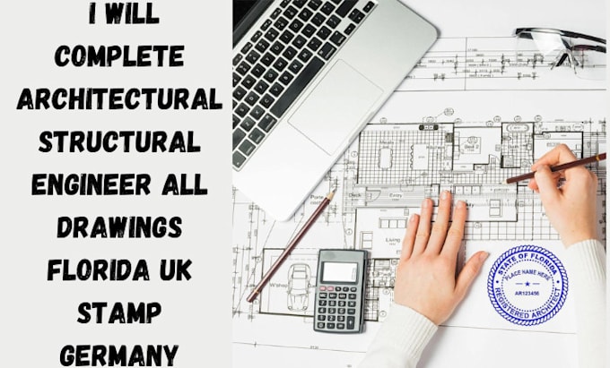 Gig Preview - Complete architectural structural engineer all drawings florida ukstamp germany