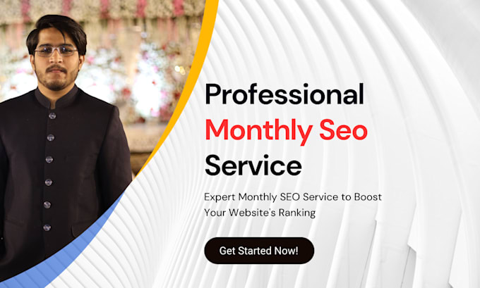 Gig Preview - Rank website with monthly seo service for top google rankings