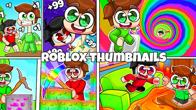 Bestseller - make you custom roblox video thumbnails to boost your views