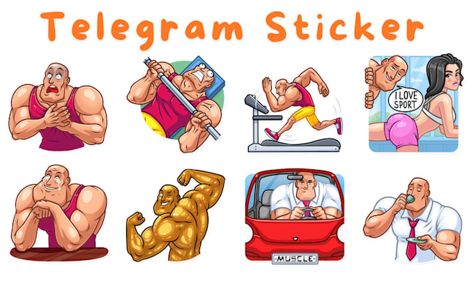 Gig Preview - Create meme crypto telegram stickers furry cartoon meme animated sticker gif