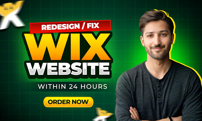 Gig Preview - Create wix website design, wix redesign, wix studio with ecommerce