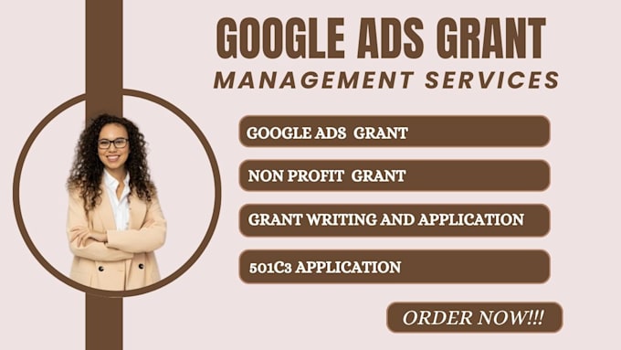 Gig Preview - Optimize and manage google ads for nonprofits and ngos 501c3