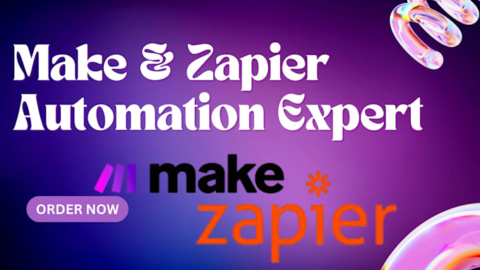 Gig Preview - Setup make com automation make com workflow zapier account setup integromat