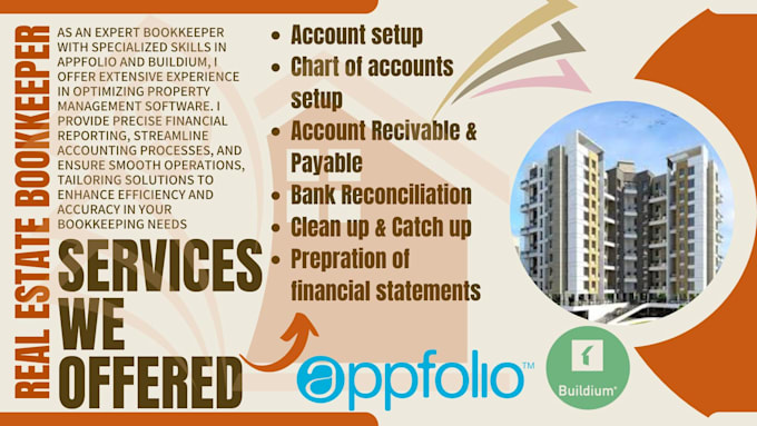 Gig Preview - Cloud based property management support appfolio and buildium