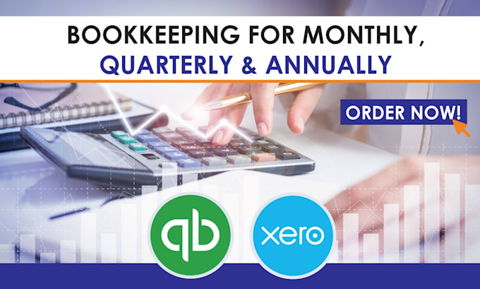 Gig Preview - Provide monthly, quarterly and annually bookkeeping in quickbooks or excel