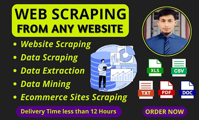 Bestseller - do web scraping, data extraction and data mining from any website