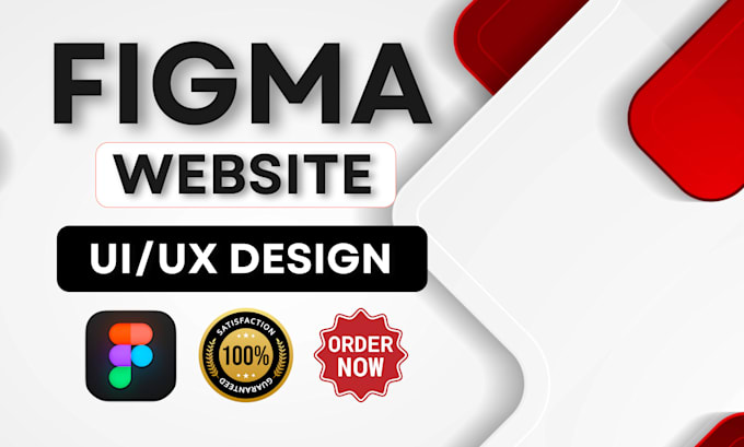 Gig Preview - Create an appealing figma website design, figma website ui ux figma landing page