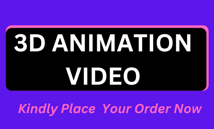 Gig Preview - Do 3d product video 3d industrial  3d product animation 3d explainer video