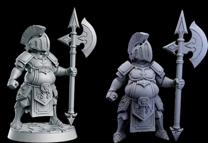 Gig Preview - Warhammer40k miniature tabletop sigmar starwar dnd aos boardgame for 3d printing