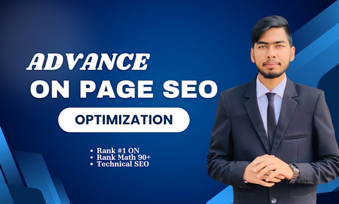 Gig Preview - Do advance on page SEO optimization with 90 score