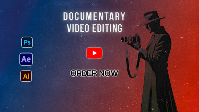 Gig Preview - Be your expert documentary style youtube video editor