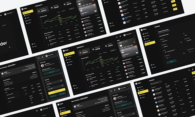 Gig Preview - Design dashboard ui ux, admin portal design, web app, sass