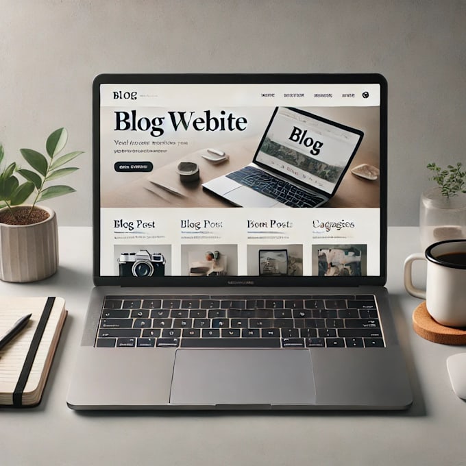 Gig Preview - Build a complete blog website with 3 SEO optimized blog posts