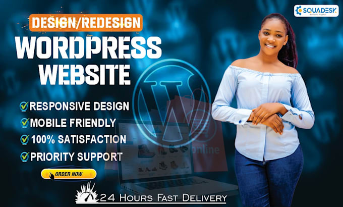 Gig Preview - Create a responsive wordpress website design or redesign