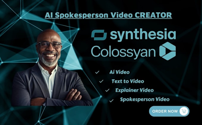 Gig Preview - Create spokespersons ai video using colossyan synthesia