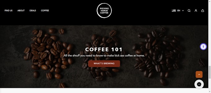 Gig Preview - Design a profitable coffee shopify store coffee store tea store coffee website