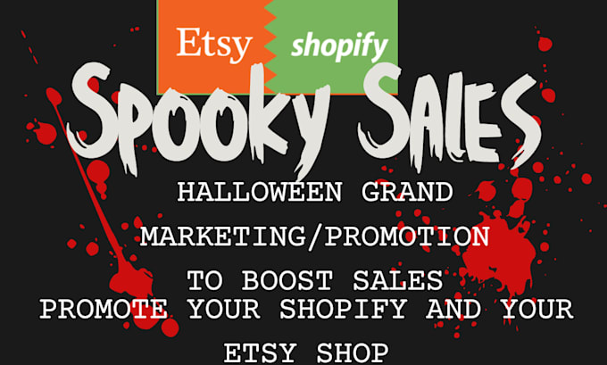 Gig Preview - Do halloween shopify etsy shop promotion get traffic views to boost sales