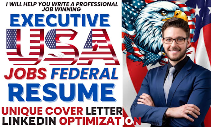 Gig Preview - Write federal resume, veteran, military, usajobs, ksa response, grant writing