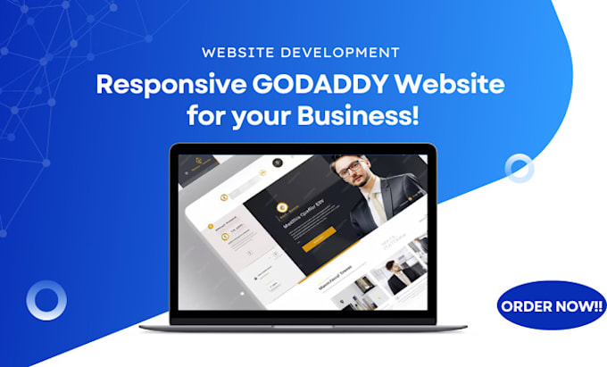 Gig Preview - Custom godaddy website mobile friendly SEO ready for brand