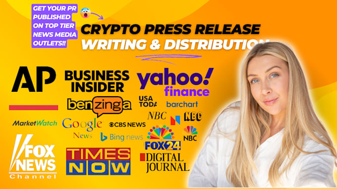 Gig Preview - Do crypto pr writing, crypto press release distribution on top crypto sites