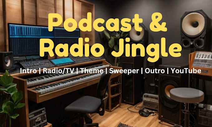 Gig Preview - Write, produce jingle for podcast theme songs, intro, outro music, radio jingle