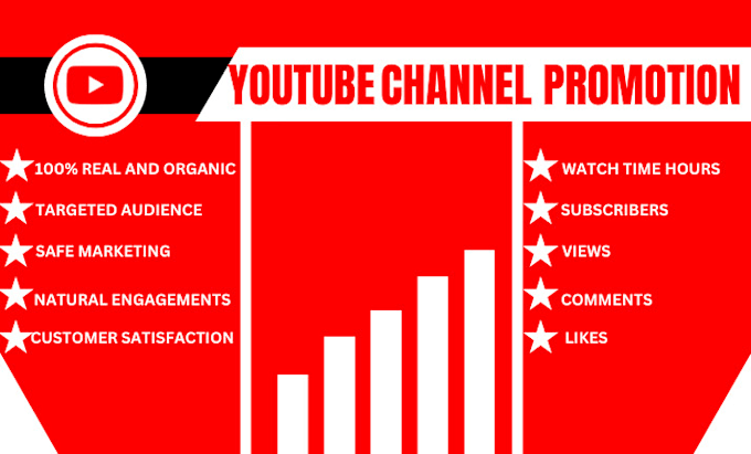 Gig Preview - Do youtube promotion video promotion for channel monetization