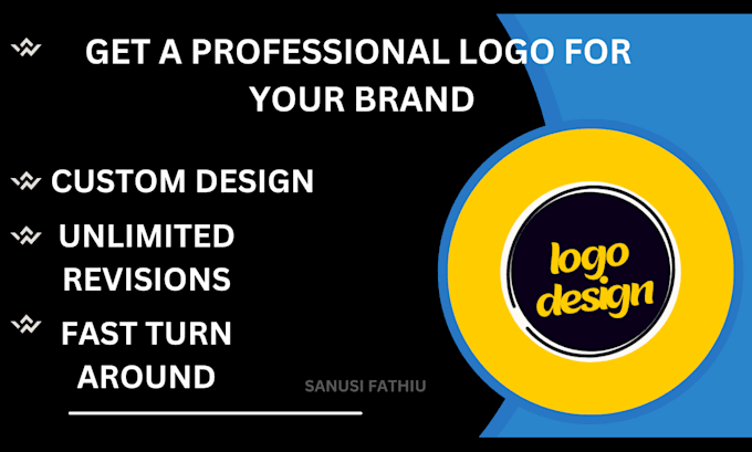 Gig Preview - Design a professional custom logo for your brand