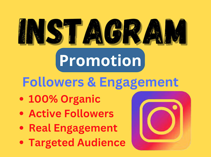 Gig Preview - Buy your instagram 1000 followers organically with fast result