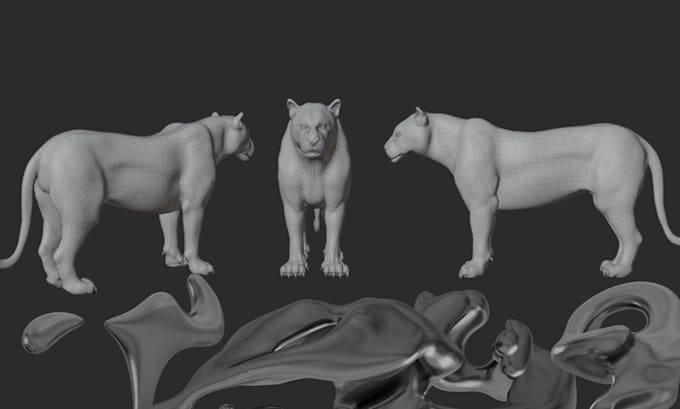 Gig Preview - Do 3d animal animation animal model fur realistic 3d animal model animal rigging