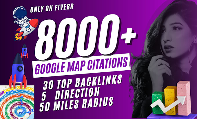 Gig Preview - Do 8000 google map citations for local SEO gmb ranking