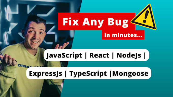 Gig Preview - Fix react, next, javascript bugs, expert debugging