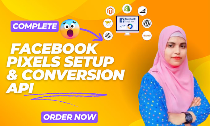 Bestseller - setup fb pixel, ecommerce conversion API, ga4  tracking