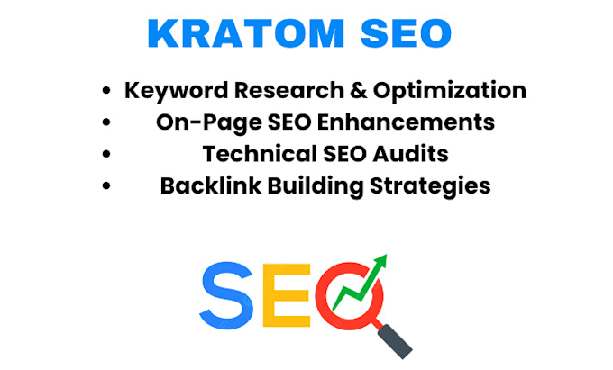 Gig Preview - Do monthly SEO for kratom, cbd and cannabis websites