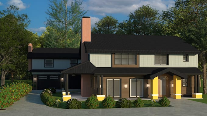 Gig Preview - Do realistic architecture 3d rendering of your house