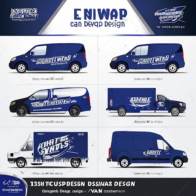 Gig Preview - Create professional car wrap, and any vehicle wrap design