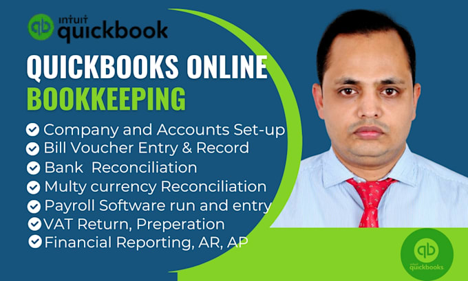 Gig Preview - Do bookkeeping and accounting using quickbooks online