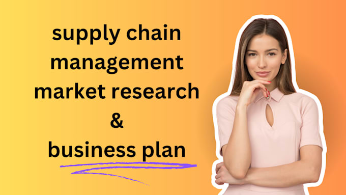 Bestseller - do business planning, market research and supply chain management