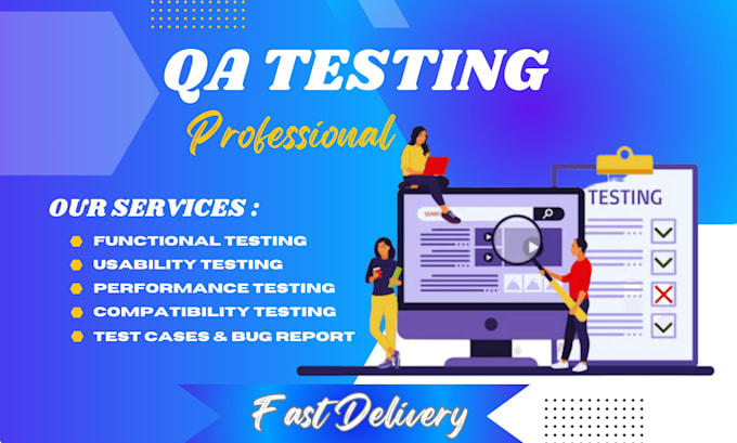 Gig Preview - Do expert QA manual testing, reviews for your software, app, website, and game