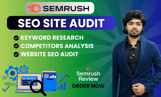 Bestseller - provide full website seo audit report and competitor analysis