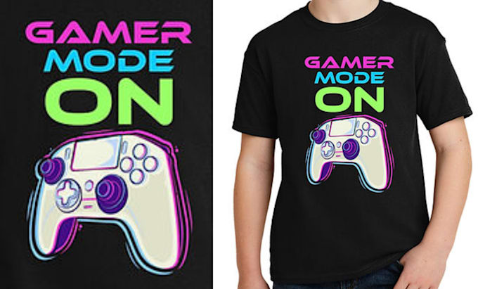 Gig Preview - T shirt design for gaming