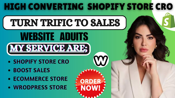 Gig Preview - Audit your shopify store website cro to increase store conversion rate sales