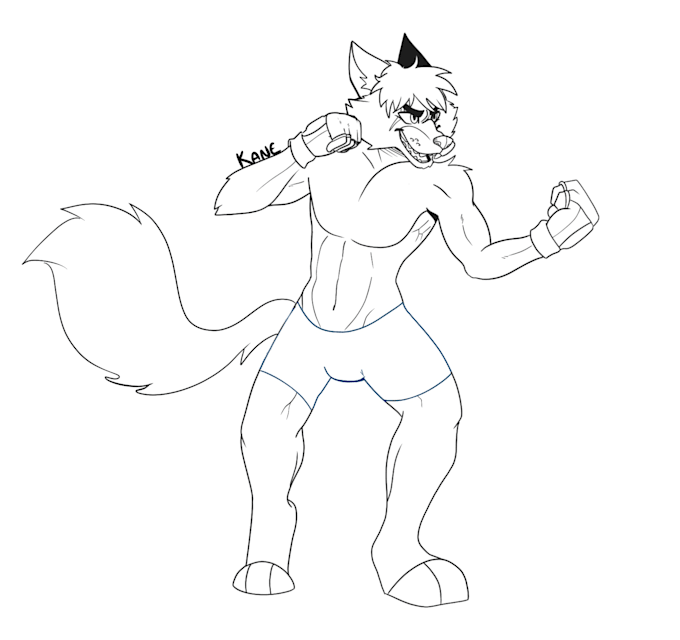 Gig Preview - Cheap lineart furry commission sfw nsfw