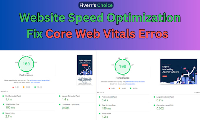 Gig Preview - Do wordpress speed optimization for google pagespeed insights