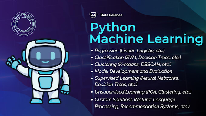 Gig Preview - Do data science and machine learning projects using python