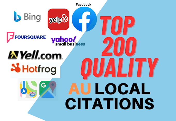 Gig Preview - Do top 200 au local SEO citations