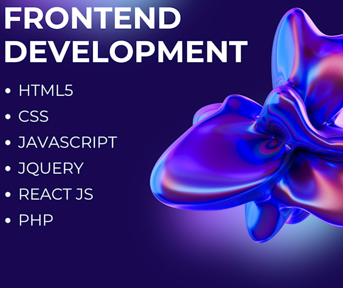 Gig Preview - Do front end development using HTML5 CSS javascript jquery bootstrap PHP and rjs