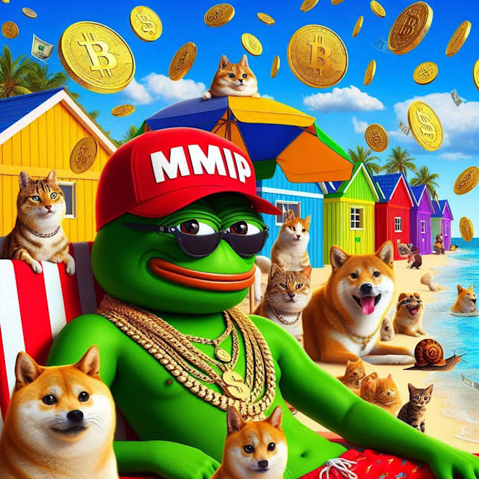 Gig Preview - Create meme coin video, crypto meme art, meme art video, meme pepe character