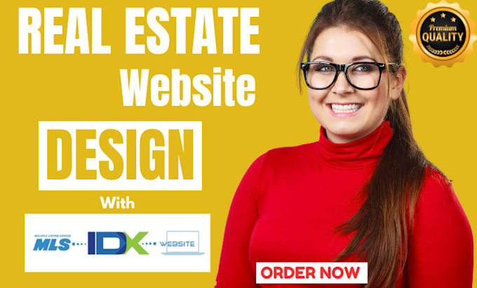 Gig Preview - Design your real estate realtor website in wordpress with idx mls integration