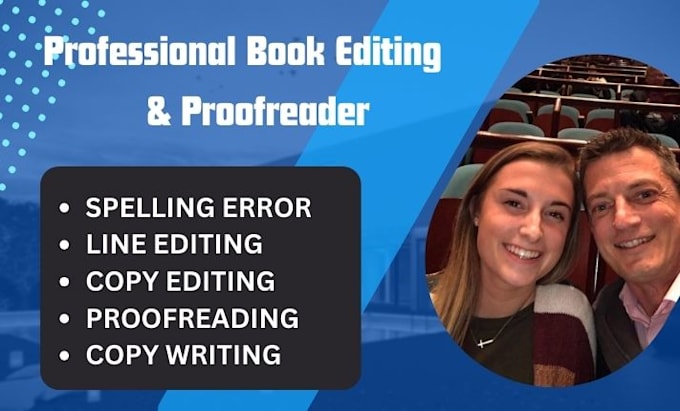 Gig Preview - Professional copy edit and proofread your novel or book and rewrite your writing